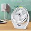 Portable Mini Desktop Fan Usb Rechargeable led lights Camping Handheld desktop low noise cooling