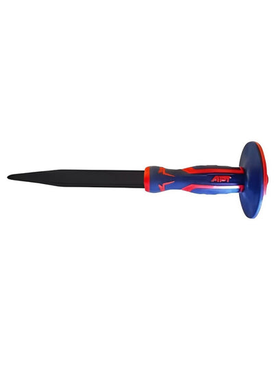 Apt Cold Pointed Chisel with Fiberglass Handle, 300mm x 16mm Size, Blue/Red