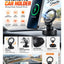 XS-809 Magnetic Car Phone Holder with Powerful Magnetic Ring, 360° Rotating Adjustable Smartphone Mount, One-Hand Operat