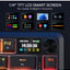 كيبورد جيمنج Redragon K724 BEHEMOTH PRO ميكانيكال بشاشة TFT أسود