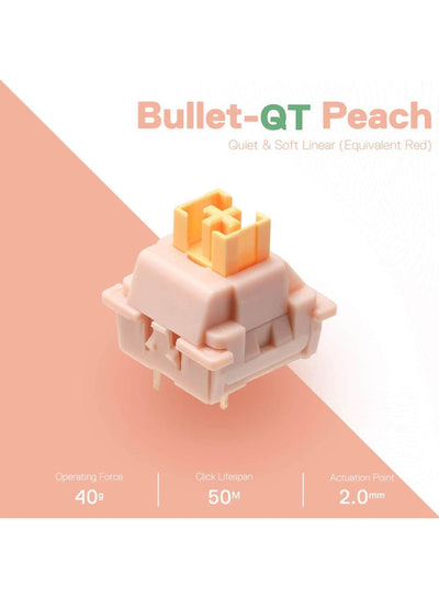 سويتشات كيبورد Redragon A113QT Bullet-QT Soft Tactile صامتة