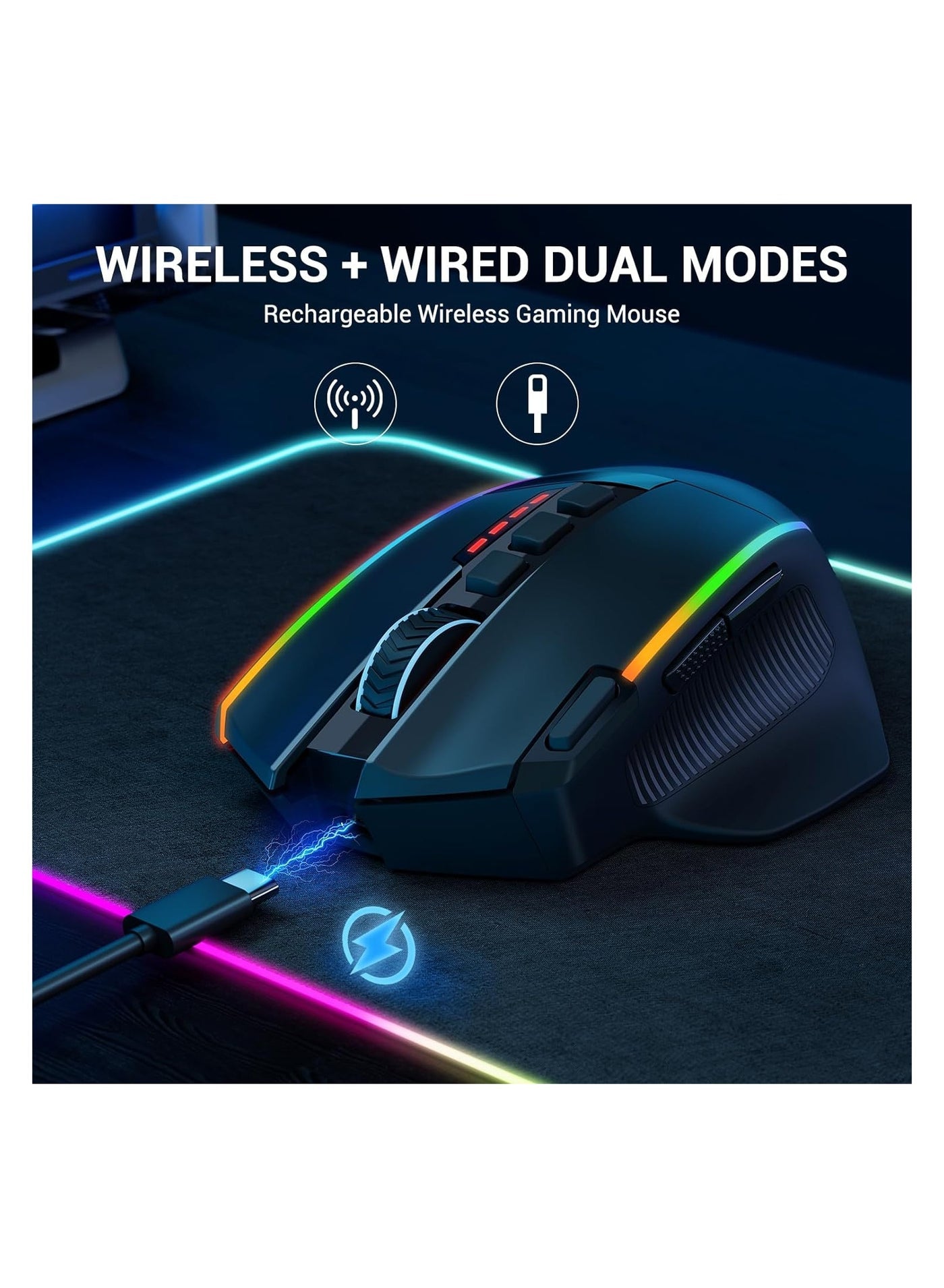 ميكروفون USB Redragon M915WL-RGB صورة 6