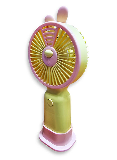 Portable Mini Fan USB Rechargeable Cute 350MAH Small Electric Fan For School , 8816-B