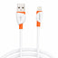 كابل شحن X-SCOOT CL113 Lightning قوة 2.4A طول 1.2m أبيض