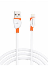 كابل شحن X-SCOOT CL113 Lightning قوة 2.4A طول 1.2m أبيض