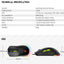 Fantech Mouse VX6 White Gaming Optical Sensor , Up to 60 IPS / 20G Acceleration