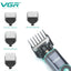 VGR V-671 Salon Series Professional Digital Display Cordless Hair Clipper with Dual motor Beard Trimmer for Men Rechargeable Li-ion Battery 2500mAh 400 minutes Runtime USB Powered Charging Pod & Stand