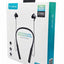 ST-A63 Wireless Neckband Earphones, Bluetooth Sports Headphones with HD Stereo Bass Sound, LED Battery Display, Magnetic