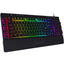 K512-RGB-1 104 Keys Replacement Keycaps Set with Multimedia Keys for Mechanical Keyboard, Premium Black PBT Keycaps for 