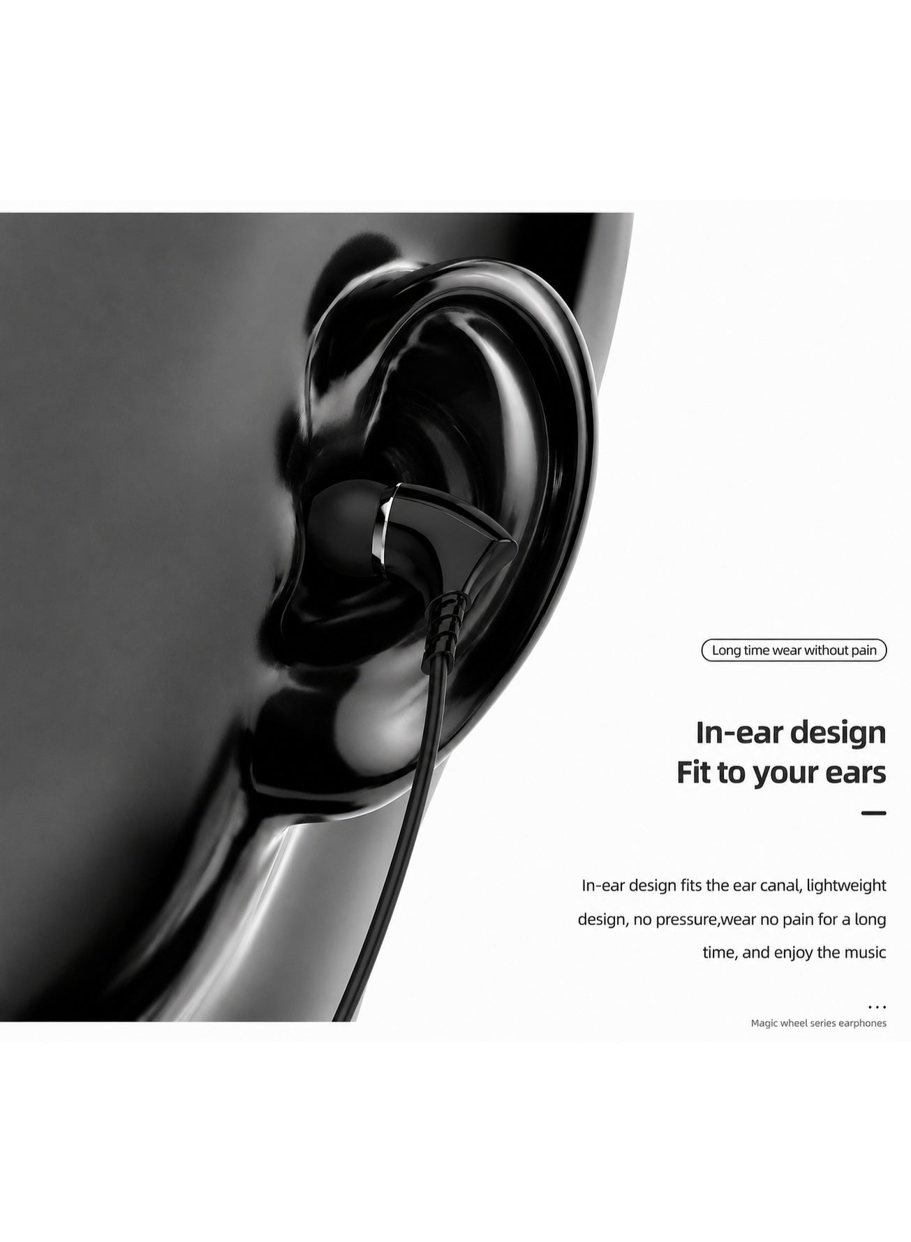 G3 Wired In-Ear Earphones – Clear Stereo Sound Quality, Built-in Microphone for Hands-Free Calls, 1.2m Flat Tangle-Resis