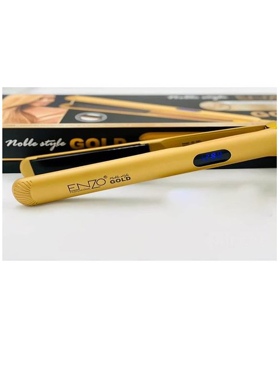 ENZO Professional hair straightener dedicated to applying keratin and protein EN-3981 - Gold