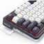 Gaming Keyboard K715 FINKE Custom QMK/VIA , 81 Keys Wireless Programmable Gasket Mechanical Keyboard w/Hot-Swap Socket, 