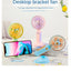 Rechargeable Mini Portable Fan , With Office Bedroom Mobile Phone Holder - HK59 Green