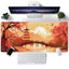 Gaming Mouse Pad Large Desk Pad for Desk Computer Pc Laptop Office Decor, Mouse Keyboard Pad Stitched Edges Non-Slip Rub