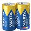 VARTA Battery C Baby, Longlife Power, Alkaline, 1.5 V, Ideal for Computer Accessories, Torch, Camera, Pack of 2