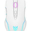 CW905 Wired RGB Gaming Mouse with Adjustable 6400DPI , 7 Buttons Optical USB Mouse, Ergonomic Symmetrical Design, Anti F