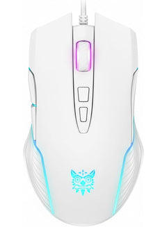 onikuma CW905 RGB Wired Gaming Mouse Anti-Slip Grip 6400 DPI
