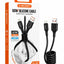 CL-162 60W USB to Lightning Silicone Fast Charging & Data Cable, 1M Soft Flexible Cord, High-Speed Sync, Fireproof Durab