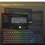 زاوية علوية لكيبورد ريدراجون K688-RGB-BRAGI