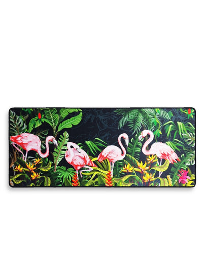 Large Gaming Mouse Pad, Flamingos , Extended Desk Mat, Large Desk Pad for Computer Keyboard, Mouse Pad with Stitched Edg