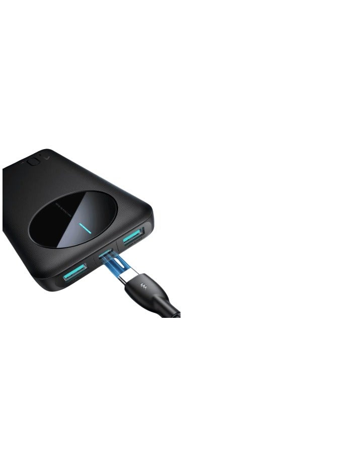 10000 mAh The Power Bank Joyroom JR-PBF12 is a high-quality portable charger with a sleek design and practical features,