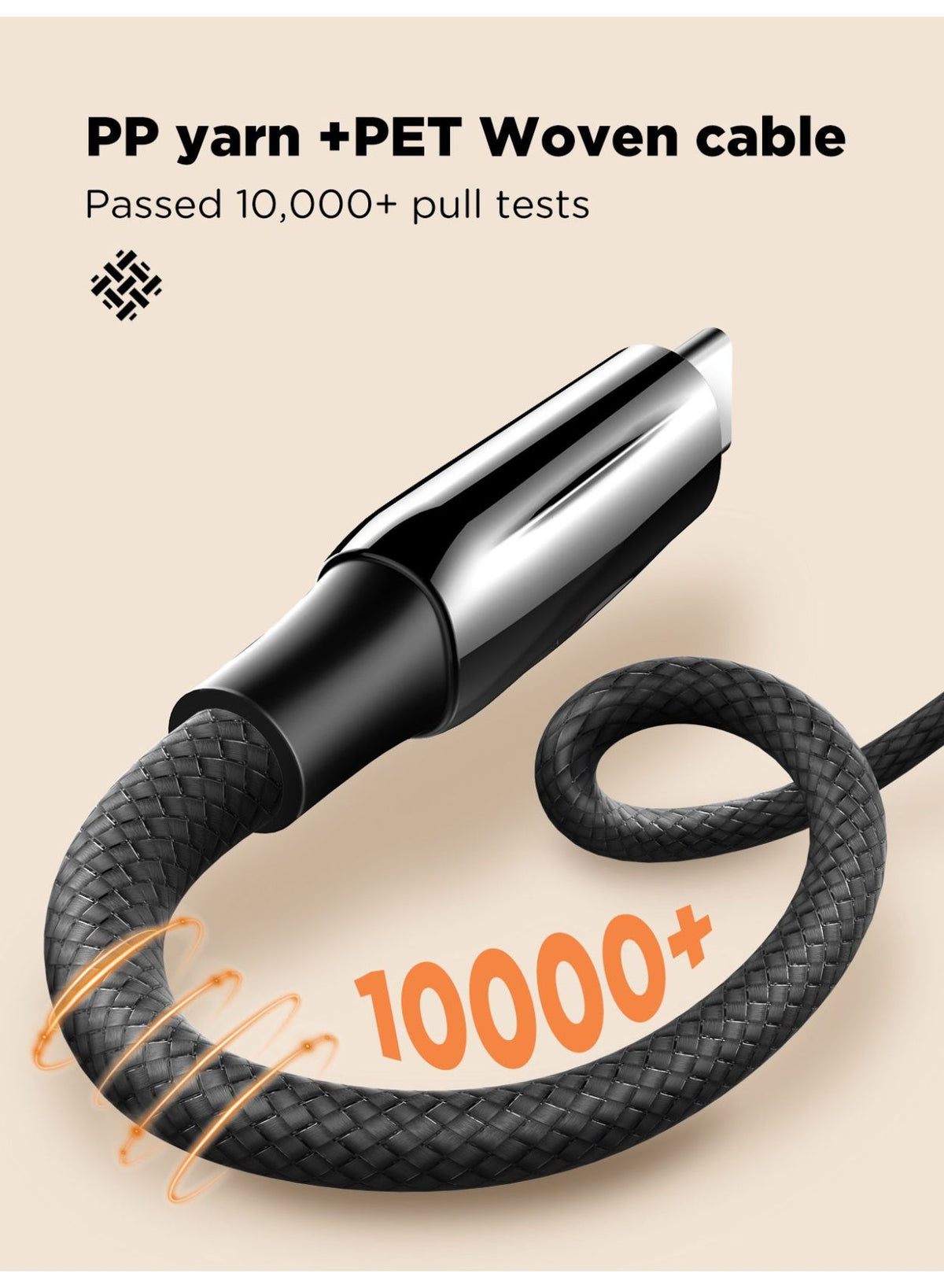 كابل شحن سريع USB-C إلى USB-C PD 3.1 بقدرة 240 واط، بطول 2 متر، مزود بشريحة ذكية لنقل البيانات، متوافق مع أجهزة الكمبيوت