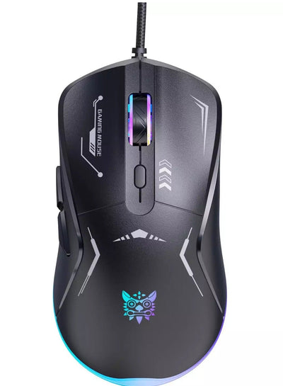 CW917 RGB Gaming Mouse , Wired Gaming Mouse with 3600 DPI Optical Sensor, 6 Buttons, Adjustable DPI, Dynamic RGB Lightin