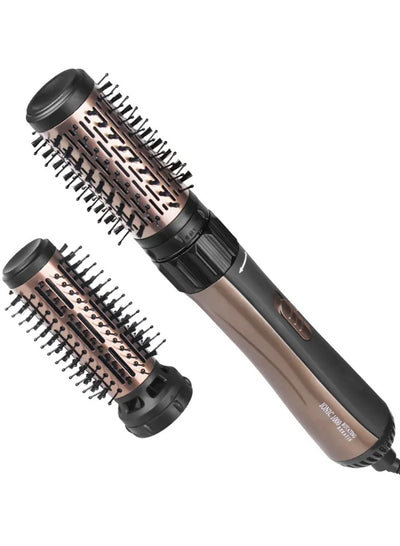 ENZO Professional Salon Curler Comb Straight hair comb Brush Electric Hot Air Brush One Step Hair Dryer and Styler Roller set , EN-745