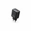 CH-272 65W Smart Fast Wall Charger with LCD Power Display, Dual-Port USB-C & USB-A Charging Adapter, AC 100–240V Travel 