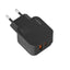شاحن سفر LDNIO Q2 قوة 33W منفذين PD كابل USB-A أسود