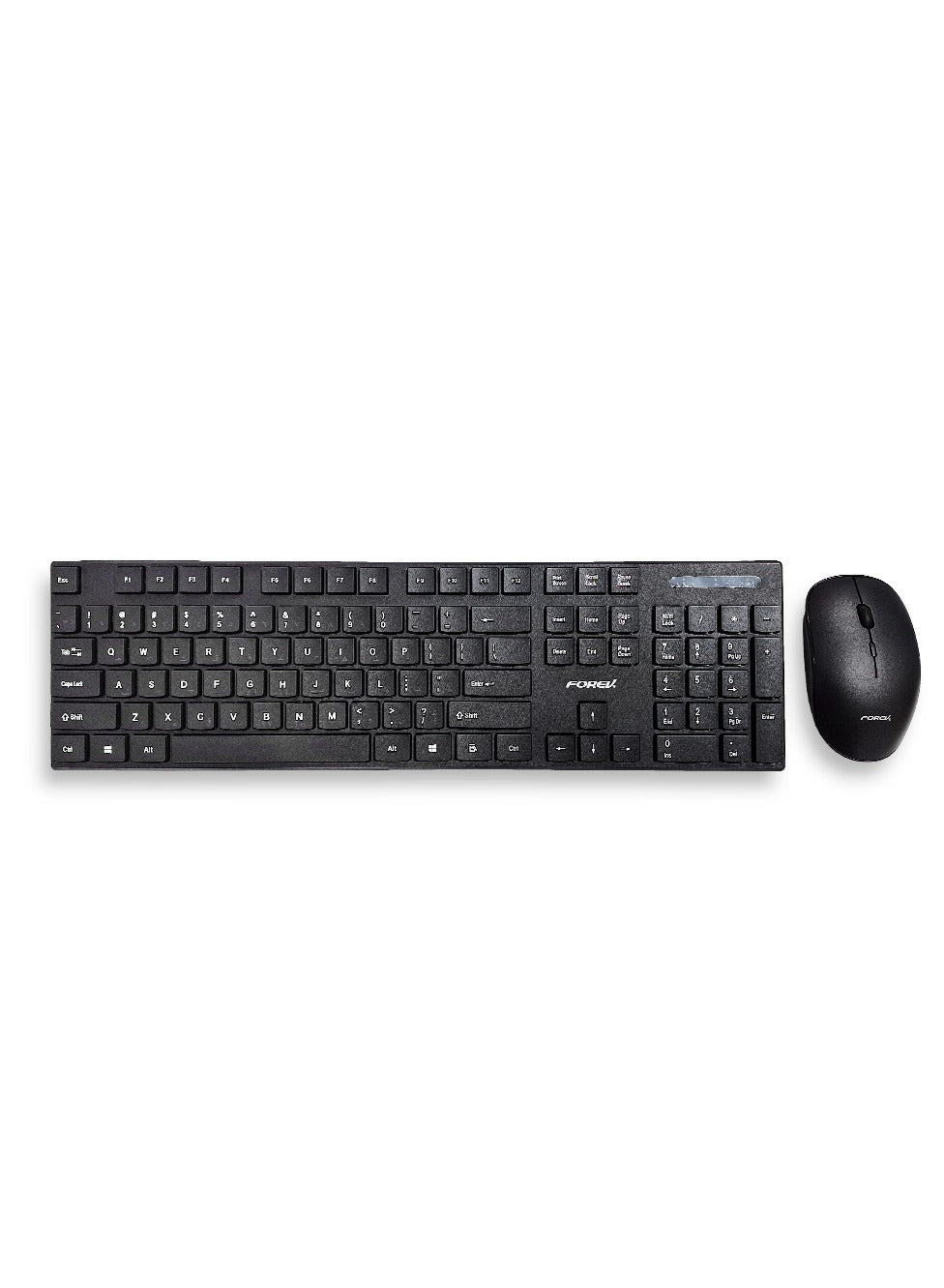 Forev 2.4G Wireless Keyboard+Mouse Set First Choice For Office Business FV-W806 , Wireless technology , Energy saving , Ergonomic Design , Waterproof , 2.4G Wireless