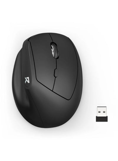 BM-4131 Wireless Vertical Office Mouse Ergonomic Design with 2.4GHz Wireless Connectivity, Adjustable DPI up to 4000, Ul