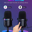 Professional USB Gaming Microphone with Noise Cancellation, RGB Streaming, Podcast, Recording & Gaming Microphone for PC