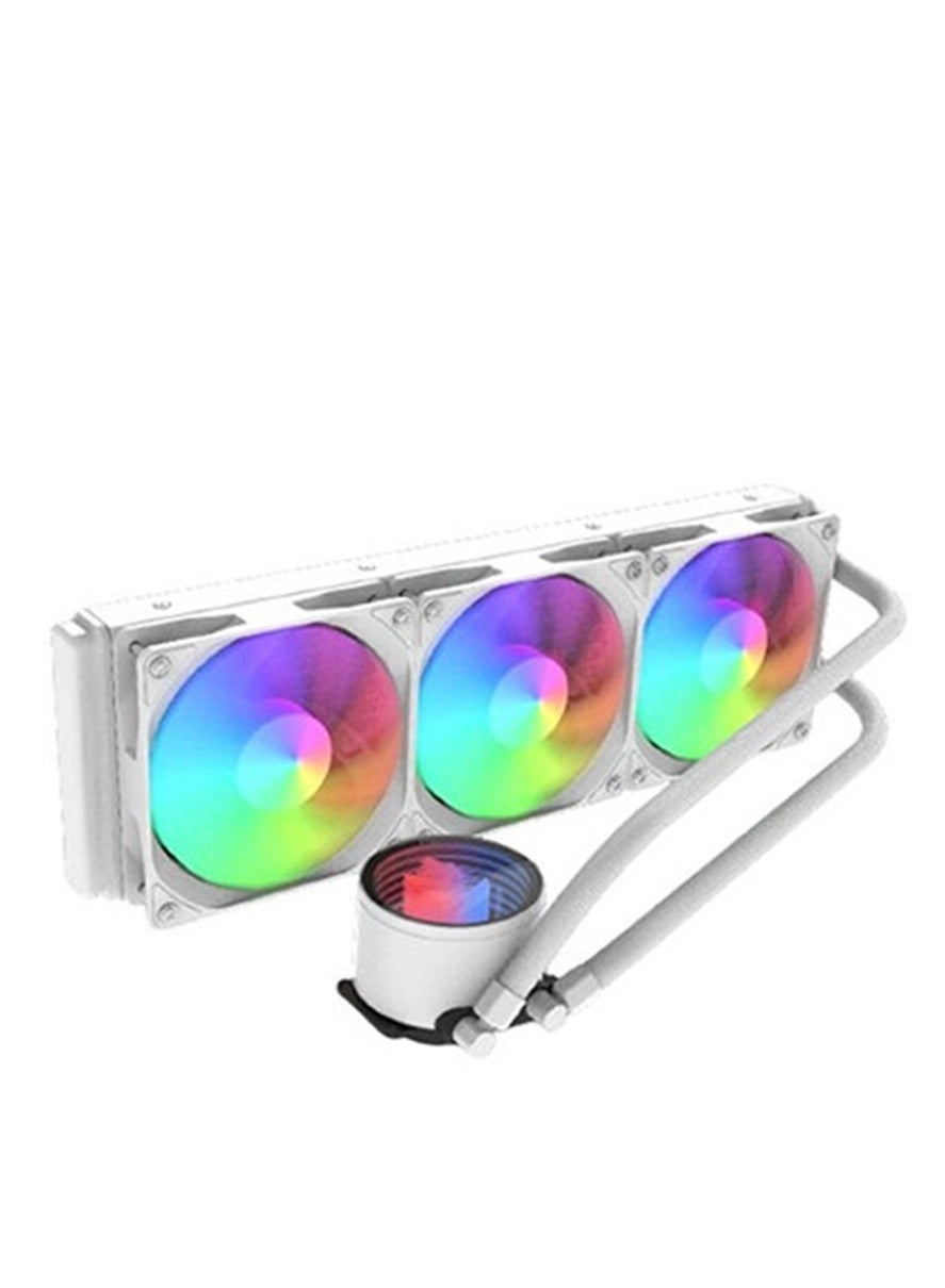 مبرد مائي Redragon CCW-3013W 360mm بتأثير Infinity أبيض