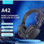 A42 Wireless Bluetooth Headphones, Over-Ear Noise Cancelling Headset with Surround Sound, HD Stereo, Comfortable Design,