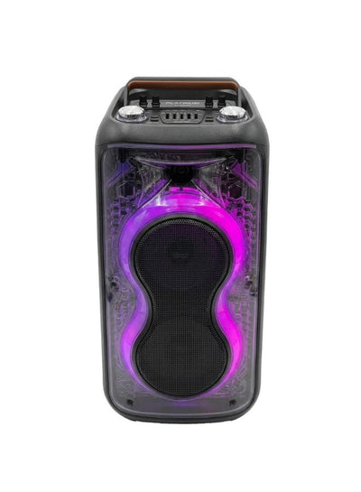 سبيكر حفلات Platinum AH-8650 مزدوج 8 إنش قوة 40W RMS إضاءة ديسكو أسود