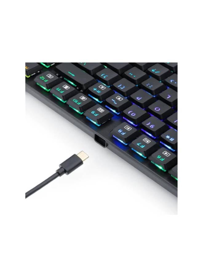 كيبورد جيمنج Redragon K607 APS ميكانيكال Low Profile أسود