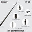 Professional Selfie Stick MT-65 , 3M Extendable and Foldable Carbon Fiber Stick with 360° Rotating Head, Non Slip Grip, 
