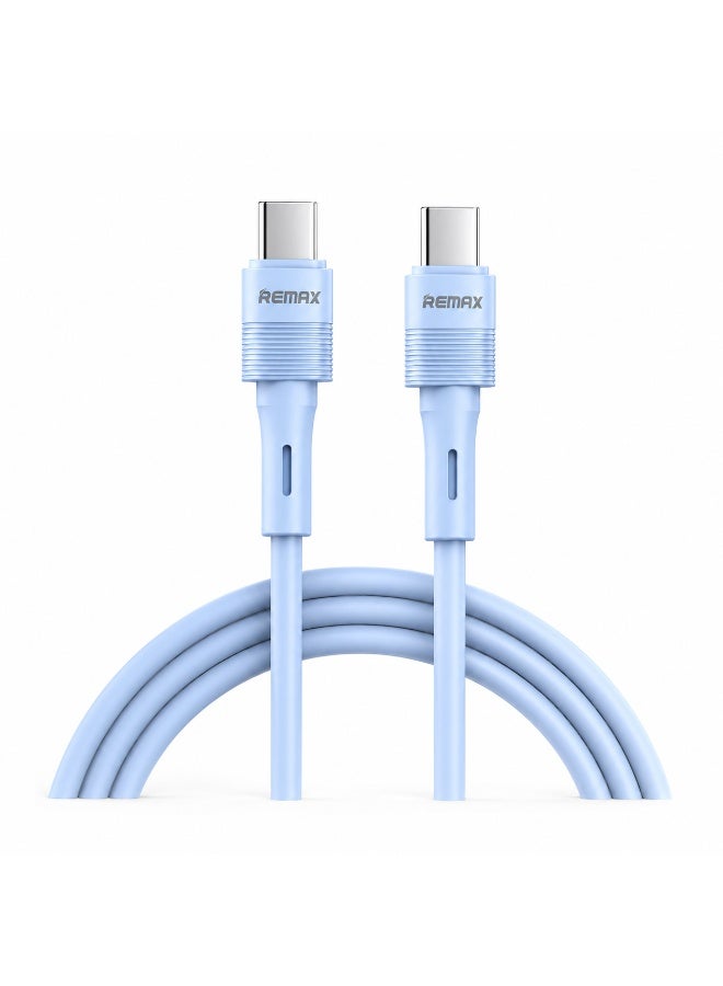 RC-C091 Type-C to Type-C 65W Fast Charging Cable 1M, USB-C Power Delivery Charging and Data Transfer Cable, High Speed U