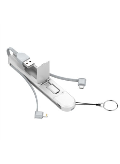LC130 3 in 1 Fast Charging and Data Cable, 3.8A High-Speed Output, USB to Lightning / Type-C / Micro USB, Smart Protecti