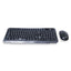 Gamma wireless keyboard & Mouse 2.4g - Silent Key , Standard 104 Key K-516