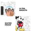 Cute Sketch Design Mouse Pad Stitched Edges Anti-Slip Rubber Mouse Pad Fun Table Mat for Gaming and Gifts (30cm x 70cm x
