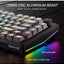 Gaming Keyboard PENUMBRA K687GG PRO Full Aluminum Alloy Hot-Swappable Mechanical Keyboard with 3-Mode Connection, Gasket
