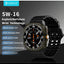 SW-16 Smart Watch with 3D HD Display, Bluetooth Calling, 3 Interchangeable Watch Bands, Heart Rate & Sleep Monitor, Mult
