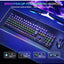 كيبورد ريدراجون K551-KR بسويتش أحمر مضاء بـ RGB