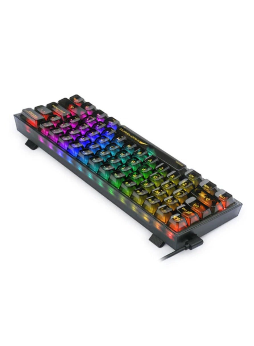 عرض جانبي لكيبورد الجيمنج Redragon K617CTB-RGB