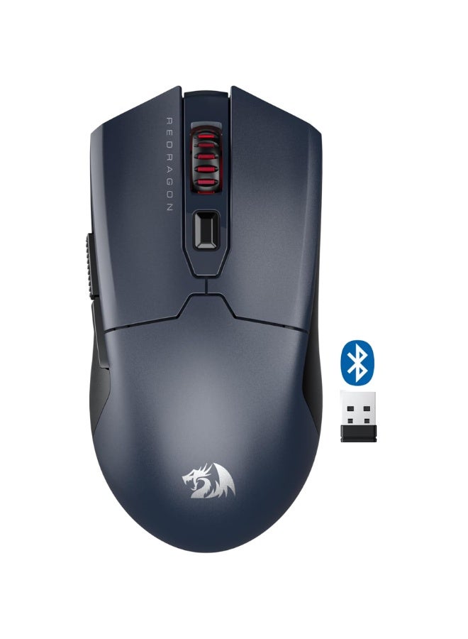 ماوس جيمنج Redragon M995GB-LIT Pro Wireless بدقة 10000 DPI رمادي