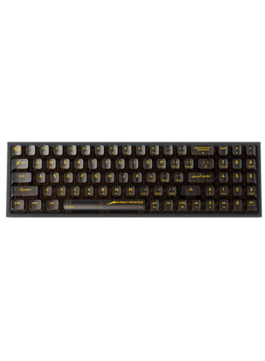 كيبورد ريدراجون K628 بسويتش أسود مضاء بـ RGB