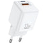 Fast Charger RP-U26 33W USB+USB-C / Type-C GaN Fast Charging Charger, Specification EU Plug(White)