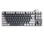 JeDEL Mechanical Gaming Keyboard, model KL-103 for computer and lap top (black/gray) RGB Full size with 87 key, cable USB Speed interface , blue switch, adjustable height in to give comfort to the hand while playing